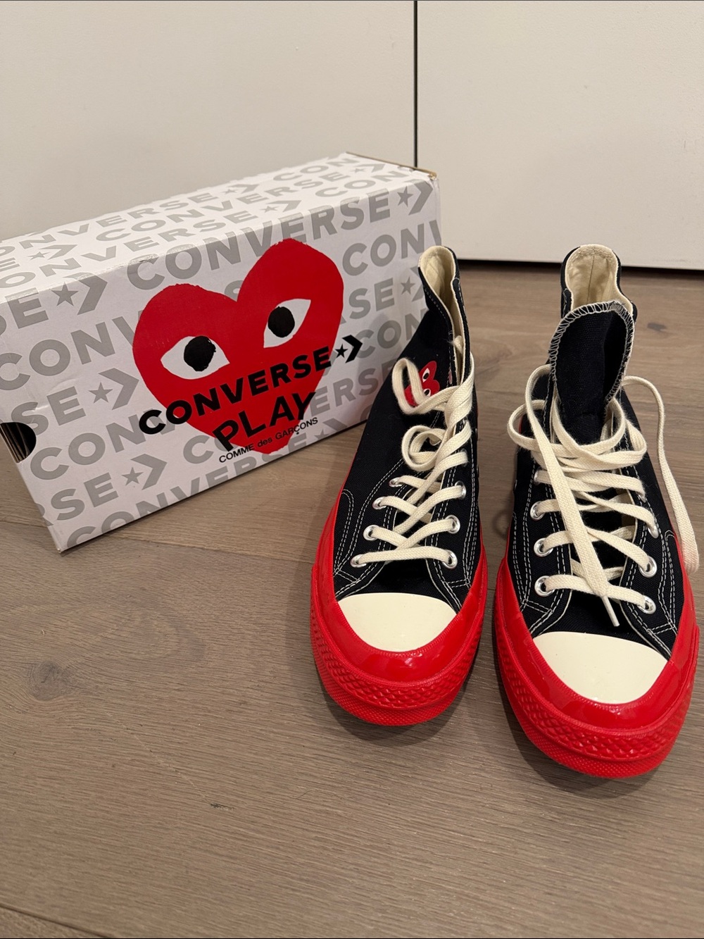 Converse PLAY Comme des Garcon High Top Unisex Sneakers 9M/11W